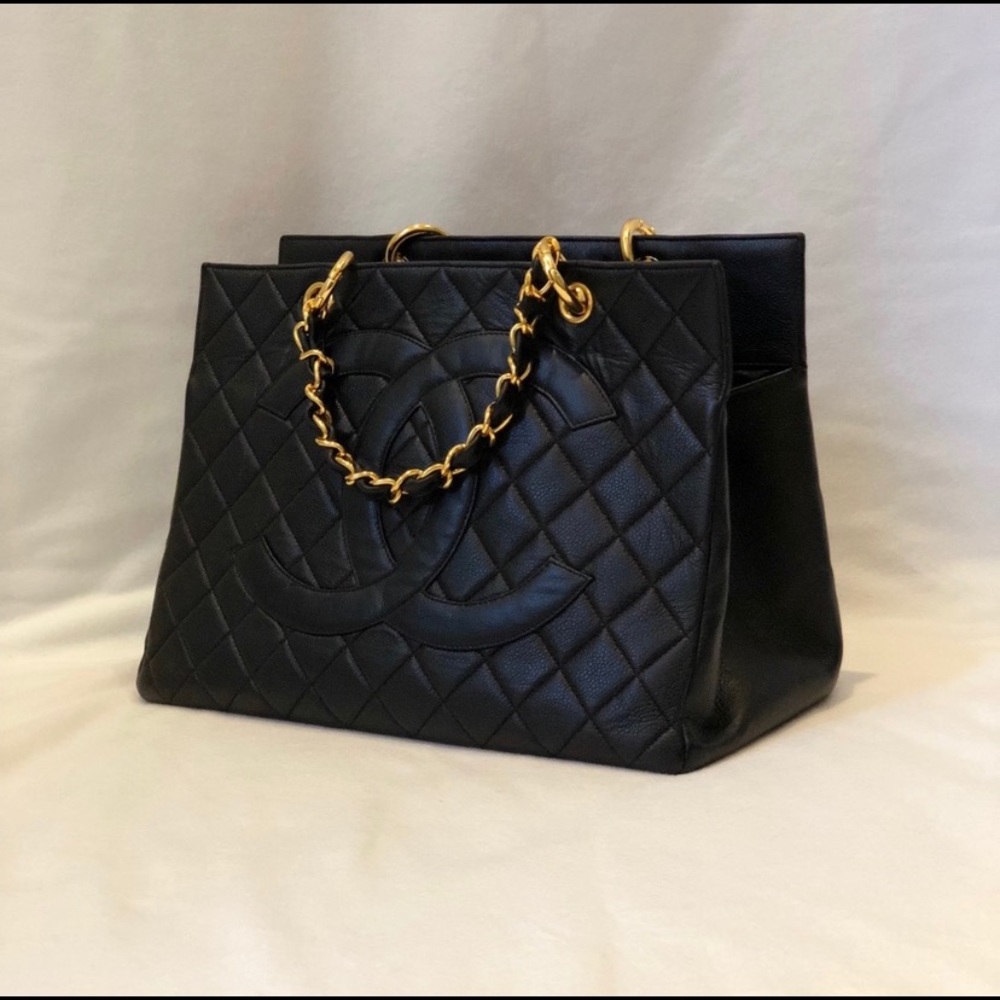 Chanel Timeless Tote Black Caviar